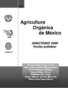 Agricultura Orgánica de México