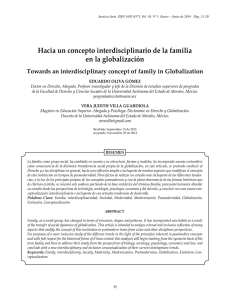 Hacia un concepto interdisciplinario de la familia