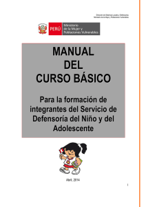 manual del curso básico - Ministerio de la Mujer y Poblaciones