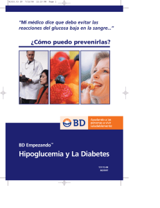 Hipoglucemia y La Diabetes