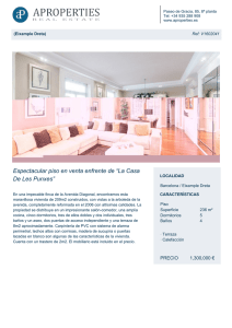 Espectacular piso en venta enfrente de “La Casa De Les Punxes”