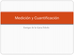 Medición y Cuantificación - UAM-I