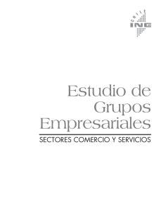 Estudio de Grupos Empresariales - Instituto Nacional de Estadísticas