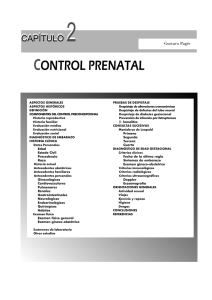Capítulo 2: Control prenatal