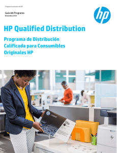 Programa de Distribución Calificada para Consumibles Originales HP
