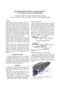 High Precision Survey and Alignment of Large Linear Accelerators