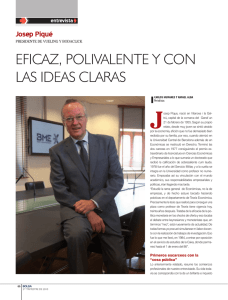 entrevista Josep Piqué - BME: Bolsas y Mercados Españoles