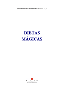 dietas mágicas - Comunidad de Madrid