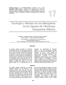17. Ecología y manejo de los manglares en la Laguna de Términos