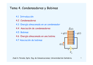 Tema 4. Condensadores y Bobinas