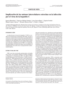 Implicación de las uniones intercelulares estrechas en la infección