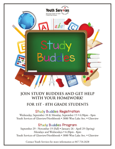 join study buddies and get help with your homework! for 1st