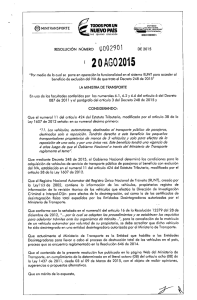 ÿþRESOLUCION 0002901-2015 - Ministerio de Transporte