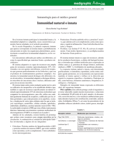 Inmunidad natural o innata - E-journal