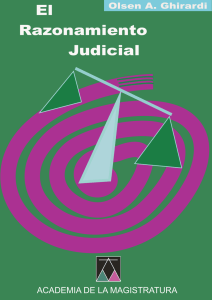 El Razonamiento Judicial
