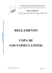 reglamento copa de los países latinos
