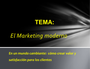 El marketing_Moderno