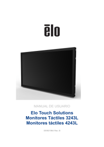Elo Touch Solutions Monitores Táctiles 3243L Monitores táctiles