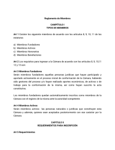 Reglamento Miembros - Cámara de Diseño del Ecuador