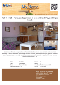 011-429 - Renovated apartment in second line of Playa del Inglés