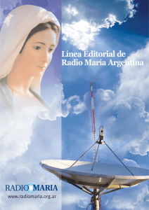 Línea Editorial - Radio María Argentina