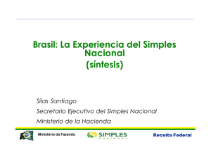 Brasil: La Experiencia del Simples Nacional (síntesis)