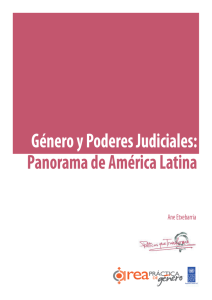 Género y Poderes Judiciales: Panorama de América Latina