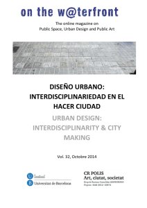 diseño urbano: interdisciplinariedad en el hacer ciudad urban