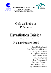 Estadística Básica - Universidad Nacional de Mar del Plata
