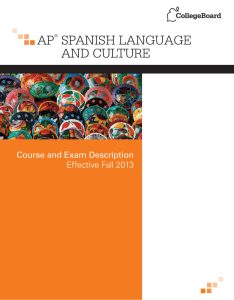 ap® spanish language and culture