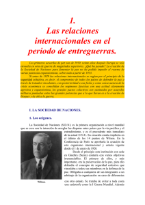 las relaciones internacionales (1919-1939)