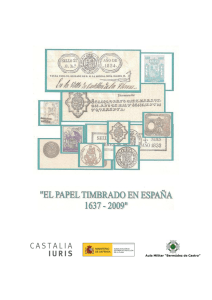 El papel Timbrado en España 1637