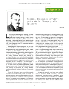Nikolai Ivanovich Vavilov: padre de la fitogeografía aplicada
