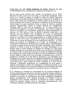 Dr. Pedro Mendoza de Gives - Academia de Ciencias de Morelos