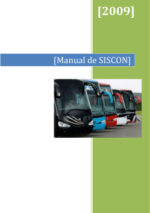 Manual de SISCON - Comisión Nacional de Regulación de Transporte
