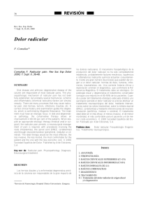 Dolor radicular - Revista de la Sociedad Española del Dolor