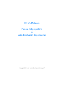 HP 12C Platinum Manual del propietario y Guía de solución de