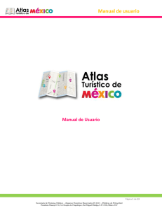Manual de usuario - Atlas turístico de México