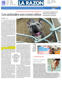 Los animales son como niños - Universidad Complutense de Madrid