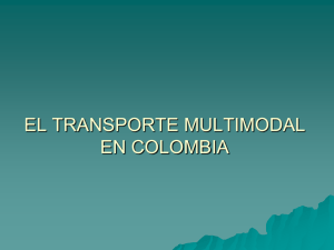 el transporte multimodal en colombia