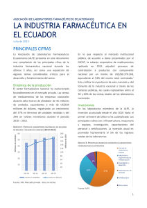 la industria farmacéutica en el ecuador