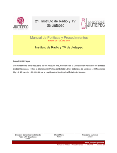 Instituto de Radio y TV - transparenciamorelos.mx