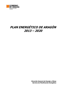Plan Energético de Aragón 2013-2020