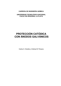 protección catódica con ánodos galvánicos - UTN