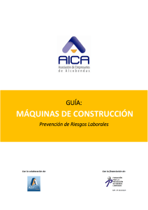 MÁQUINAS DE CONSTRUCCIÓN