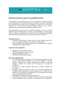 ¿Cómo publicar? - Universidad de los Andes