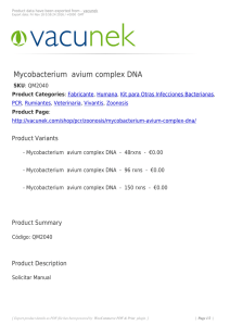 Mycobacterium avium complex DNA