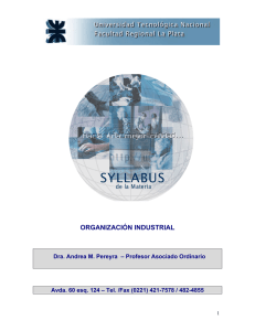 organización industrial - UTN