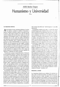 Humanismo yUniversidad - Revista de la Universidad de México