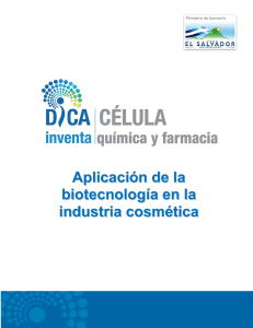 Aplicación de la biotecnología en la industria cosmética